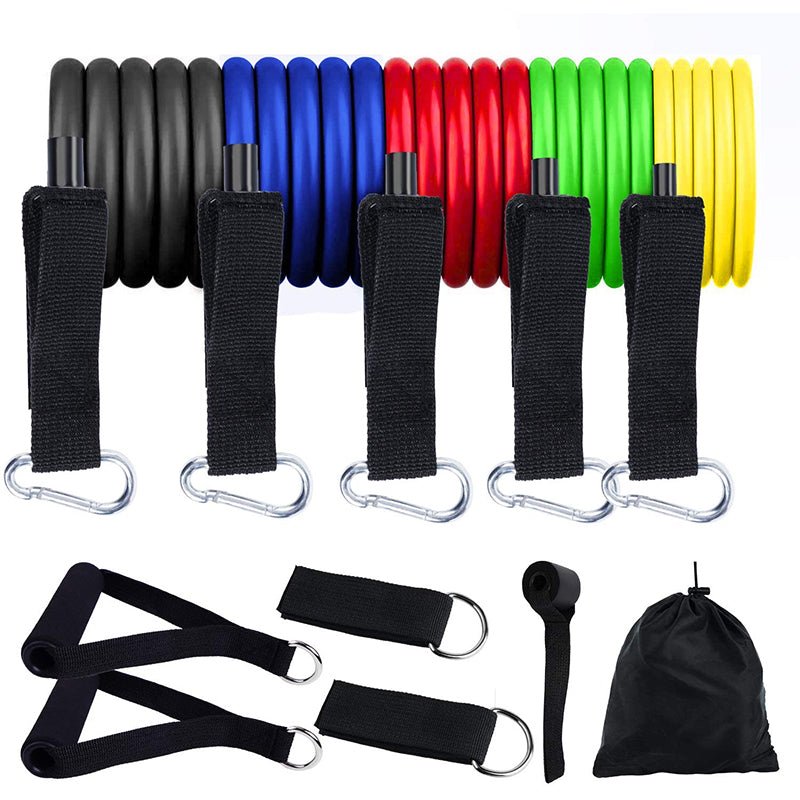 11Pcs Fitness Equipment Resistance Band Set - Wow Store