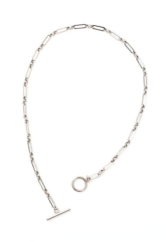 18K STAINLESS STEEL TOGGLE CHAIN NECKLACE - Wow Store