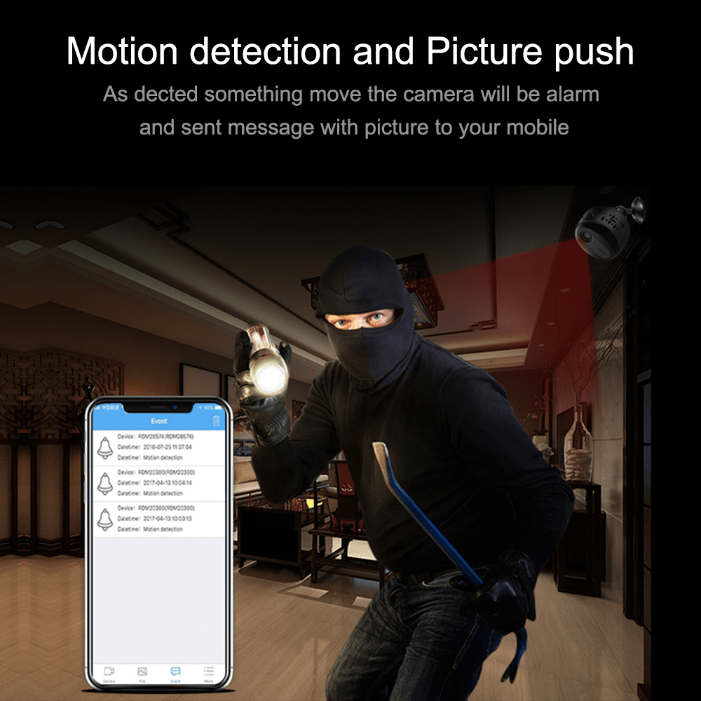 2MP 1080P HD Wifi Camera Smart Home Security Mini Camcorder - Wow Store