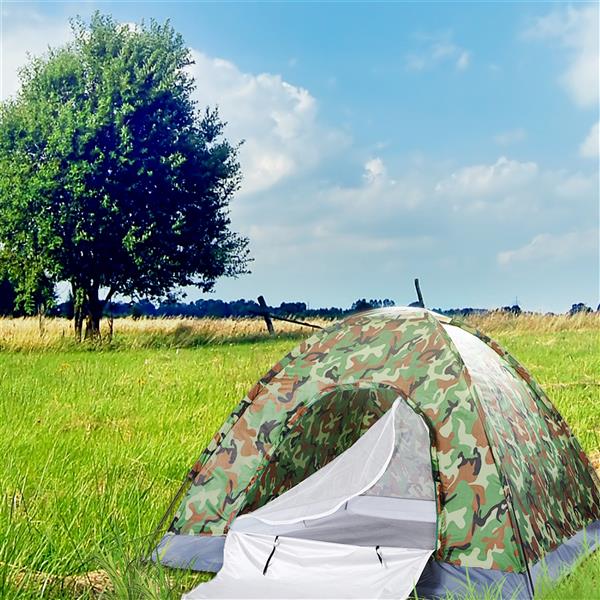 3 - 4 Person Camping Dome Tent Camouflage Tent - Wow Store