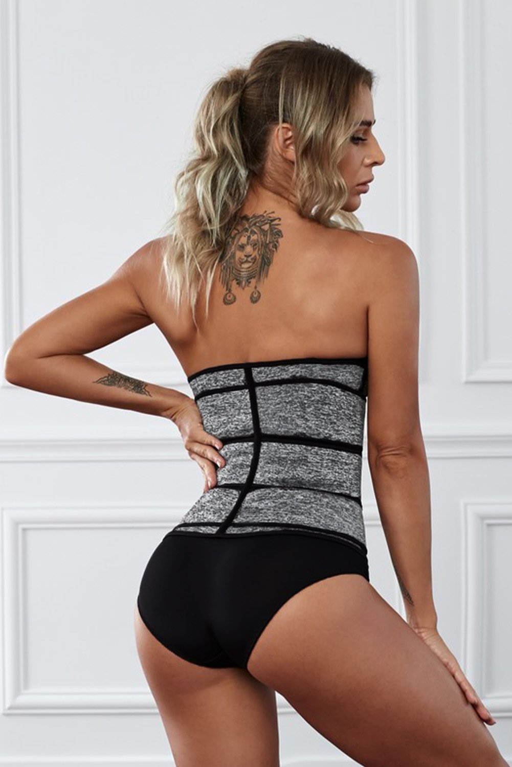 9 Steel Bones Latex Belt Waist Trainer with Hook | Wow Store