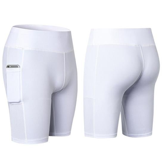 All Seasons Yoga Shorts Stretchable With Phone Pocket - Wow Store