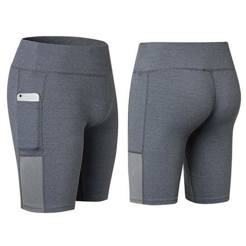 All Seasons Yoga Shorts Stretchable With Phone Pocket - Wow Store