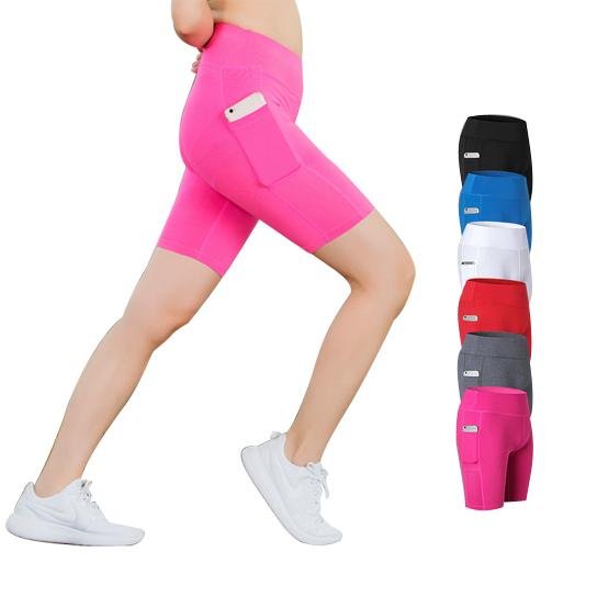 All Seasons Yoga Shorts Stretchable With Phone Pocket - Wow Store