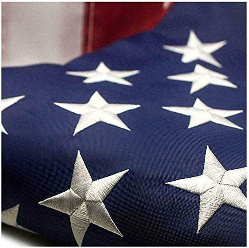 American Flag Outdoor Heavy Duty Embroidered Stars USA Flag - Wow Store