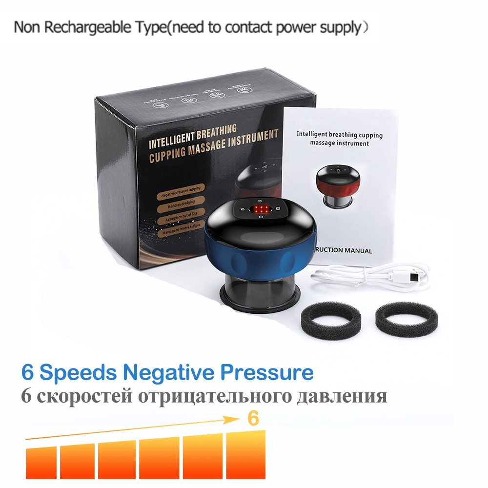 Professional anti-cellulite massager complete set with accessories, charging station and user manual - Wow Store