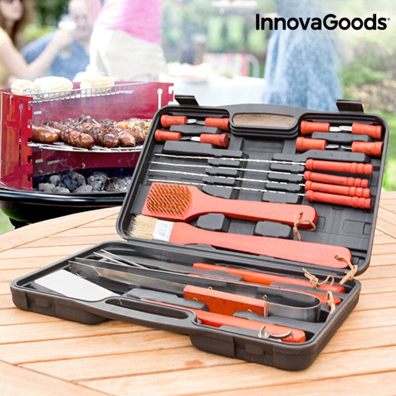Barbecue Case Barbecase InnovaGoods 18 Pieces - Wow Store