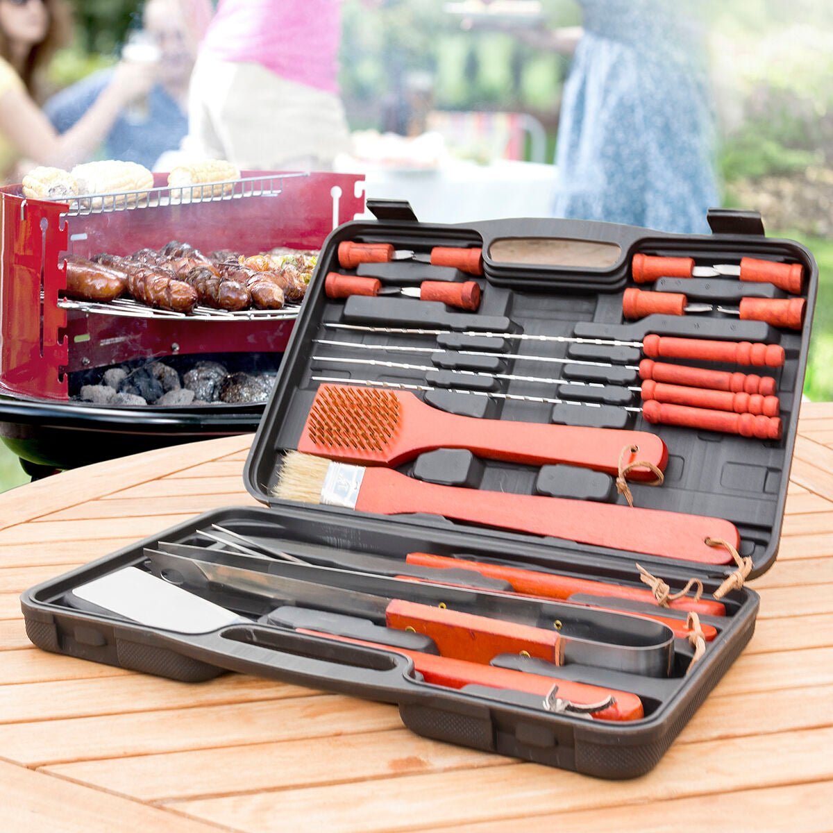 Barbecue Case Barbecase InnovaGoods 18 Pieces - Wow Store