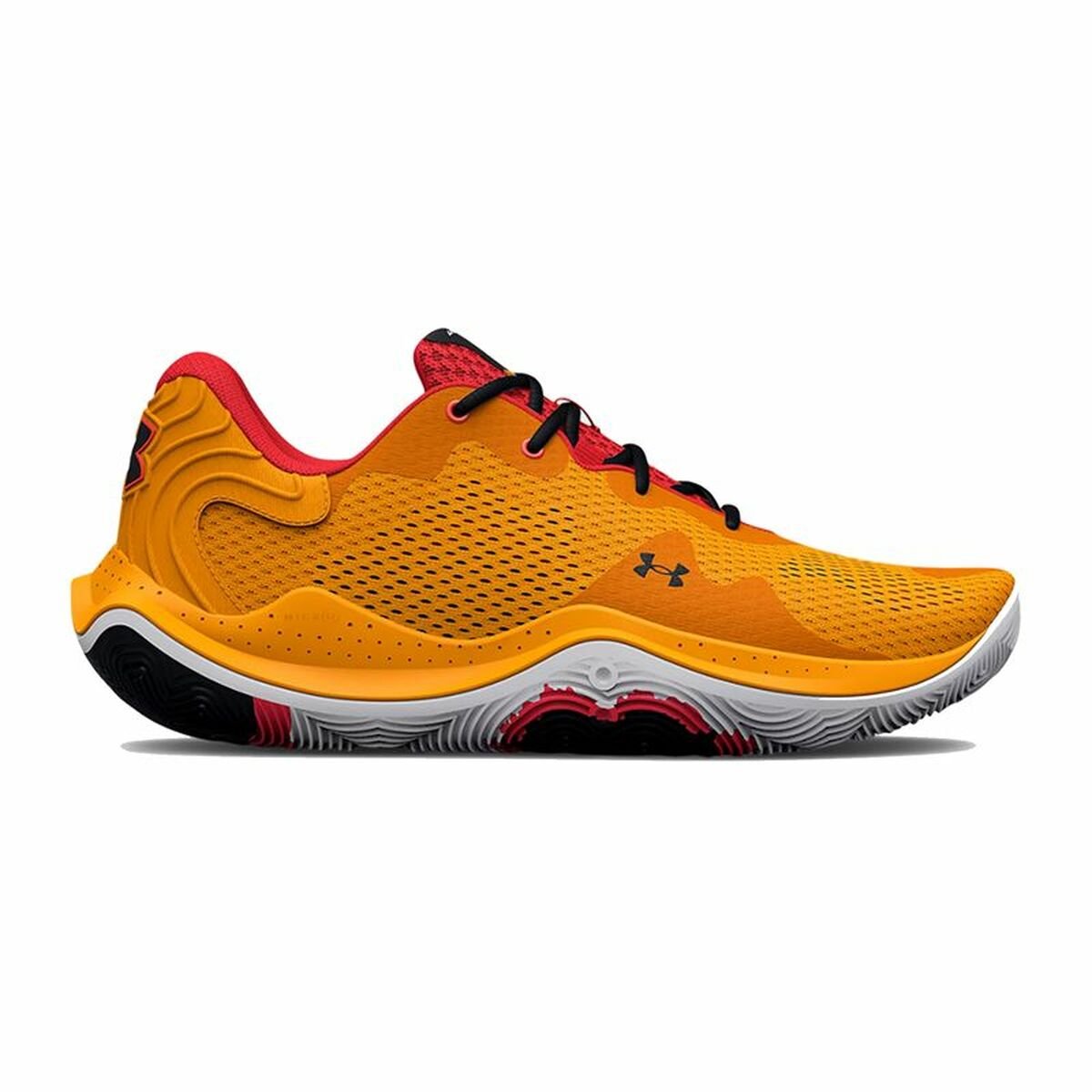 Basketball Shoes for Adults Under Armour Spawn 4 Orange Men - Wow Store