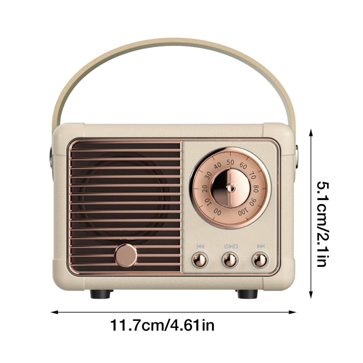 Bluetooth Compact Retro Speakers with Radio - Wow Store