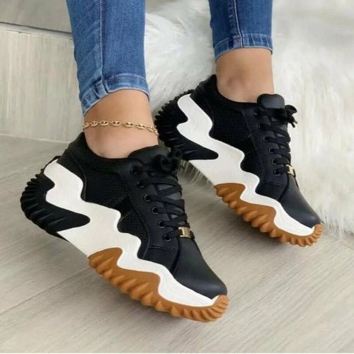 Breathable Vulcanized Women Shoes Casual Platform Sneakers - Wow Store