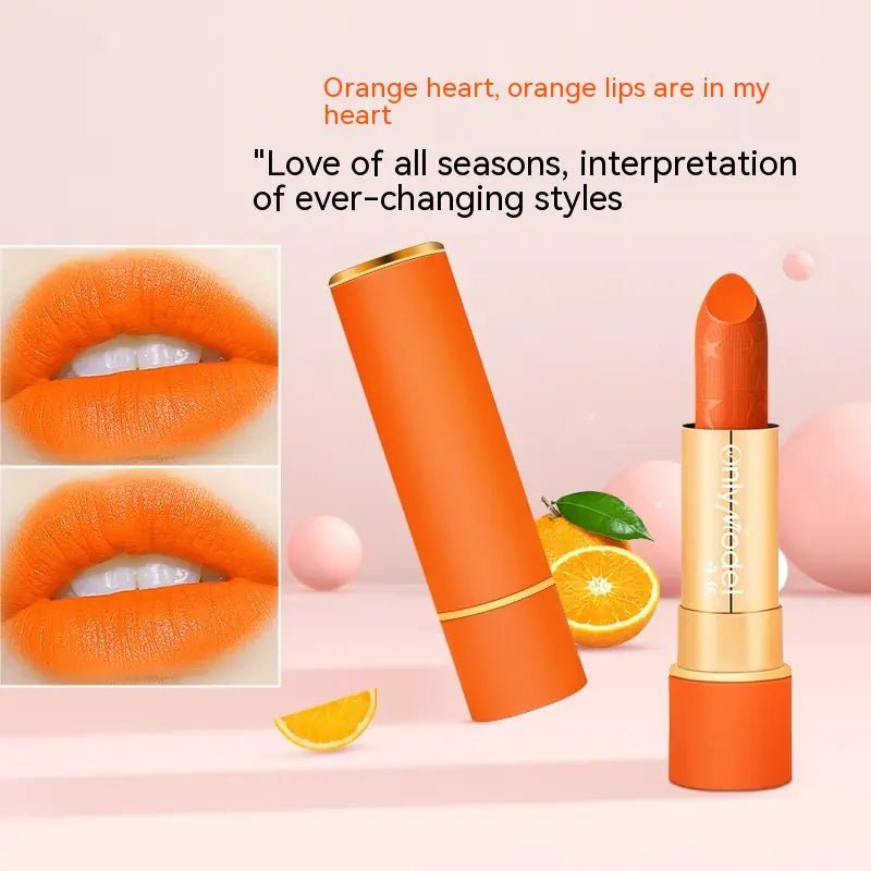 Carrot Orange Long - Lasting Nourishing Lipstick - Wow Store - Wow Store
