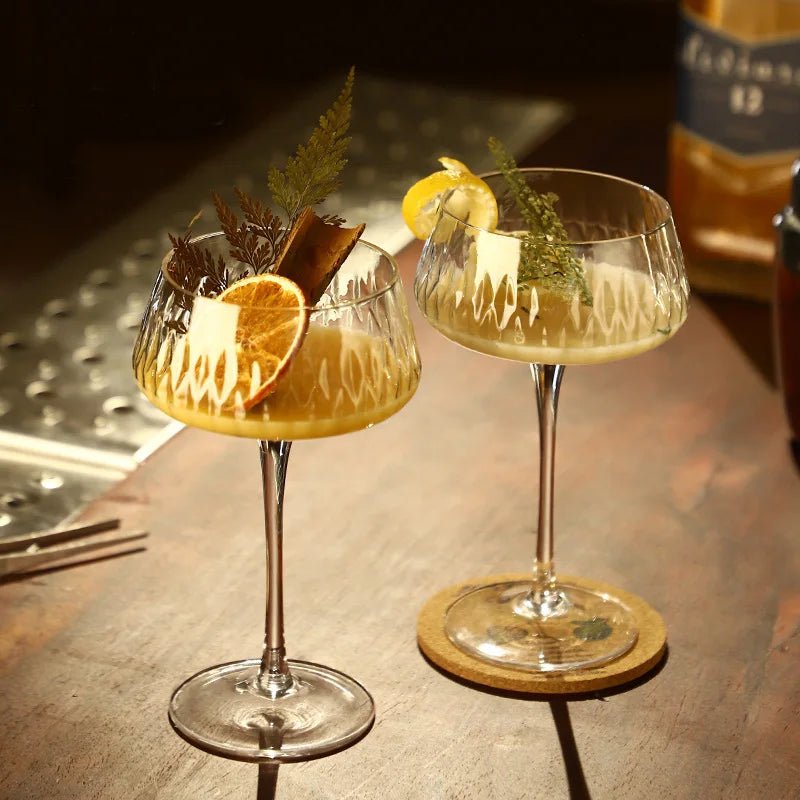 Carved Cocktail Glass Wine - Wow Store