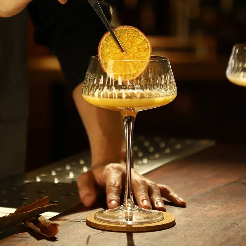 Carved Cocktail Glass Wine - Wow Store