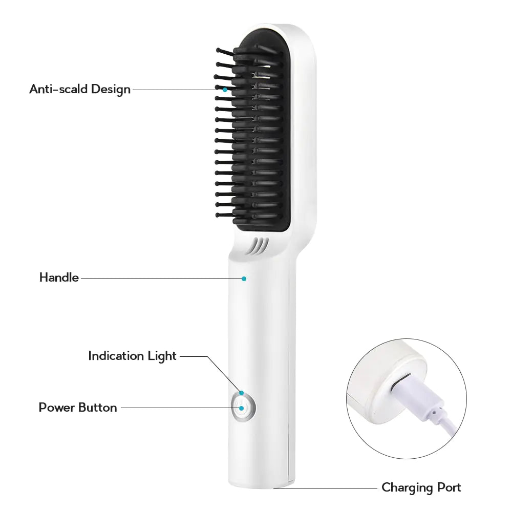 Ceramic Electric Hair Brush - Wow Store