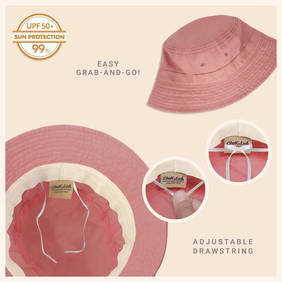 Classic Washed Cotton Bucket Hat - Wow Store
