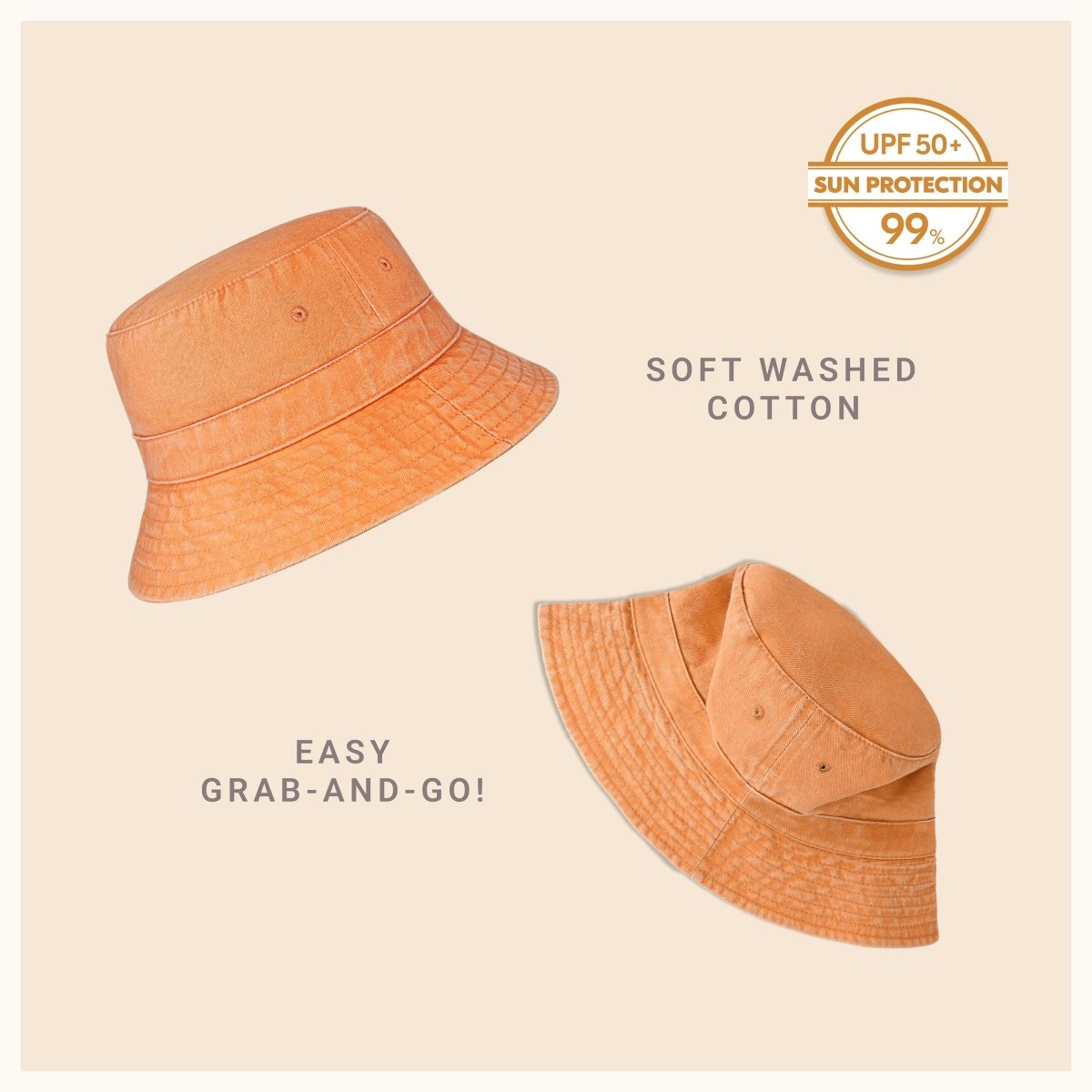 Classic Washed Cotton Bucket Hat - Wow Store