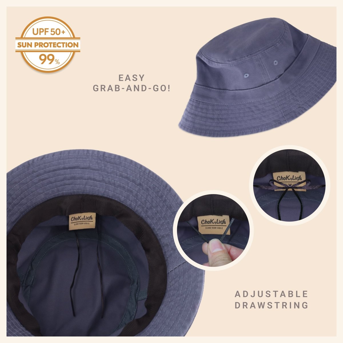 Classic Washed Cotton Bucket Hat - Wow Store