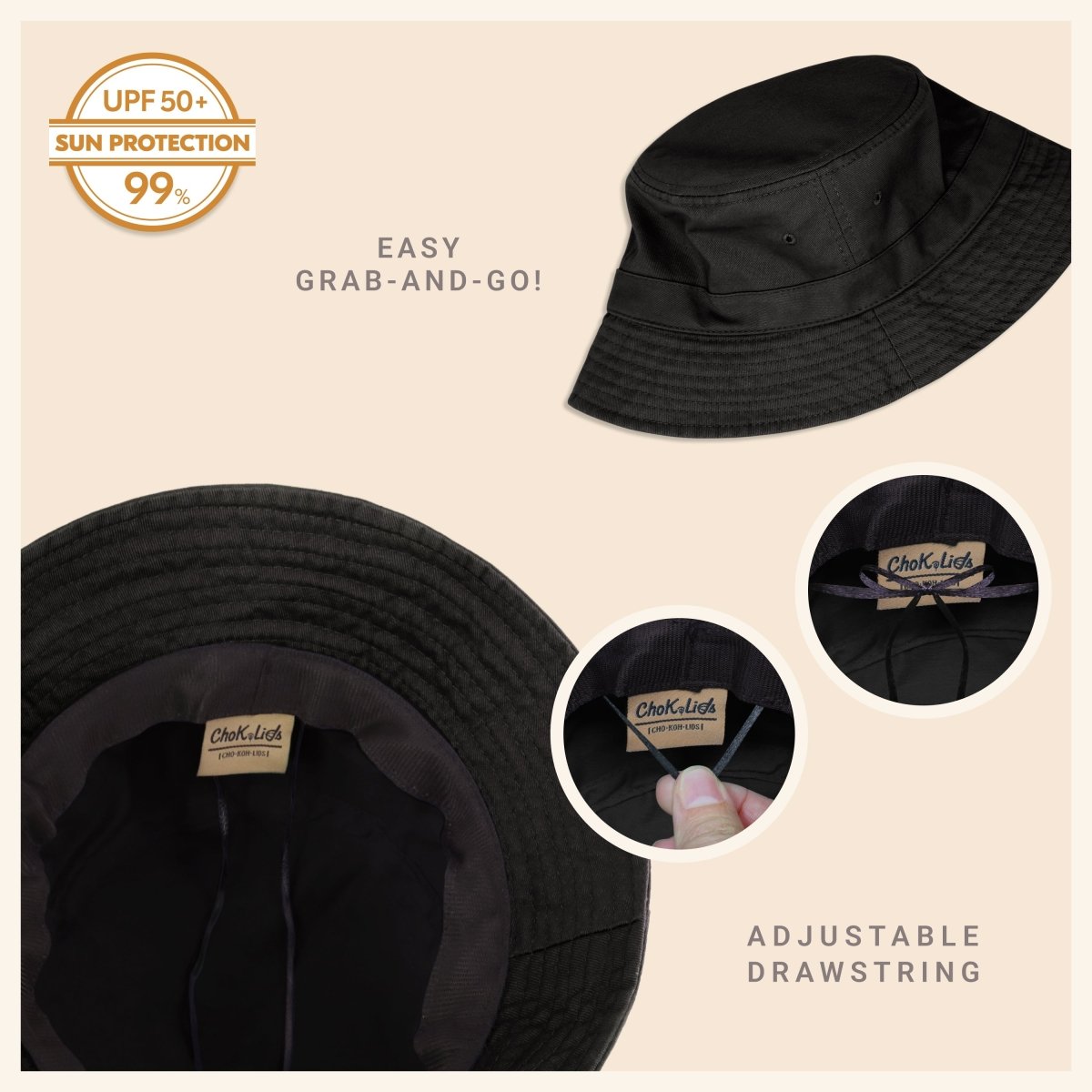 Classic Washed Cotton Bucket Hat - Wow Store