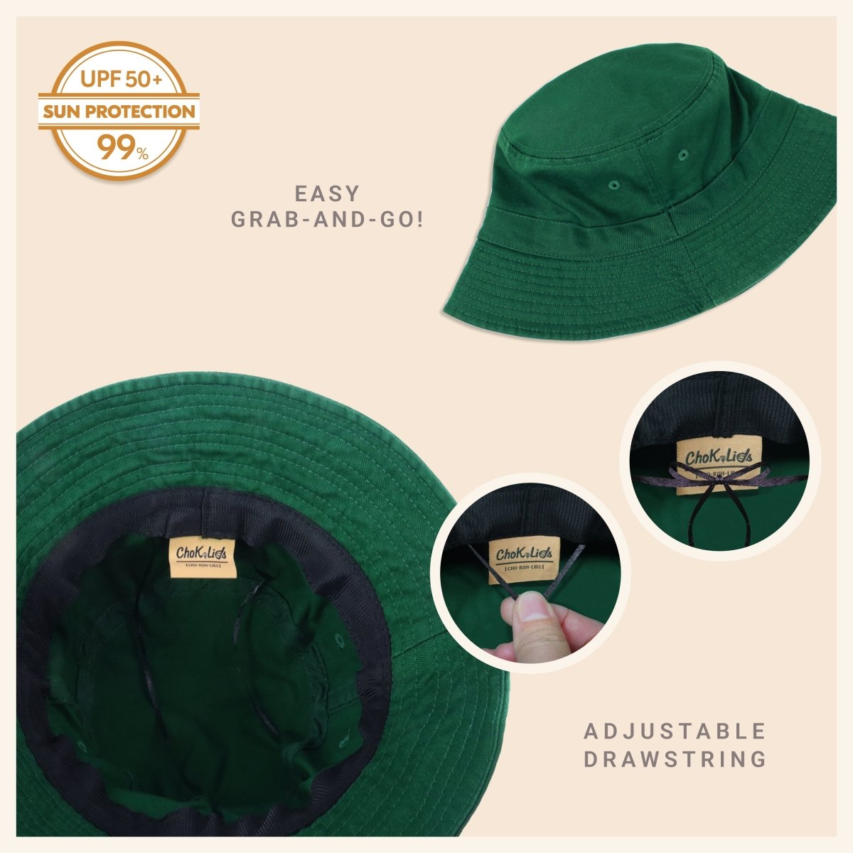 Classic Washed Cotton Bucket Hat - Wow Store