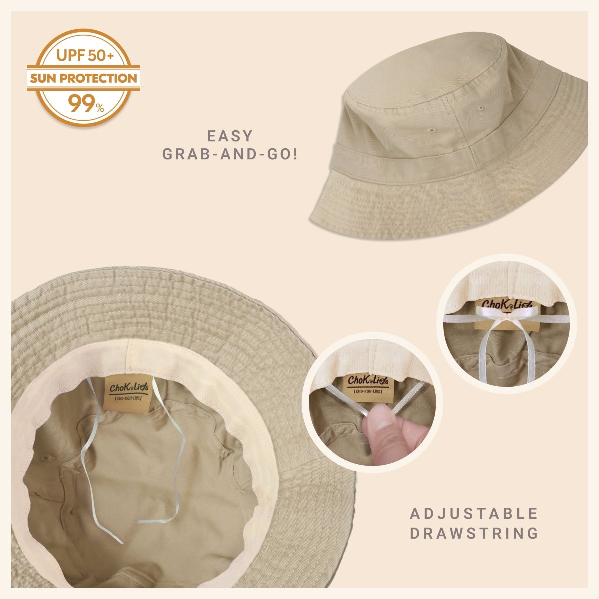 Classic Washed Cotton Bucket Hat - Wow Store