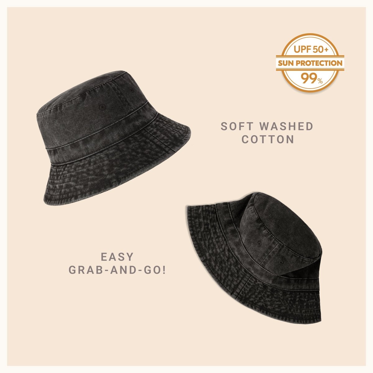 Classic Washed Cotton Bucket Hat - Wow Store