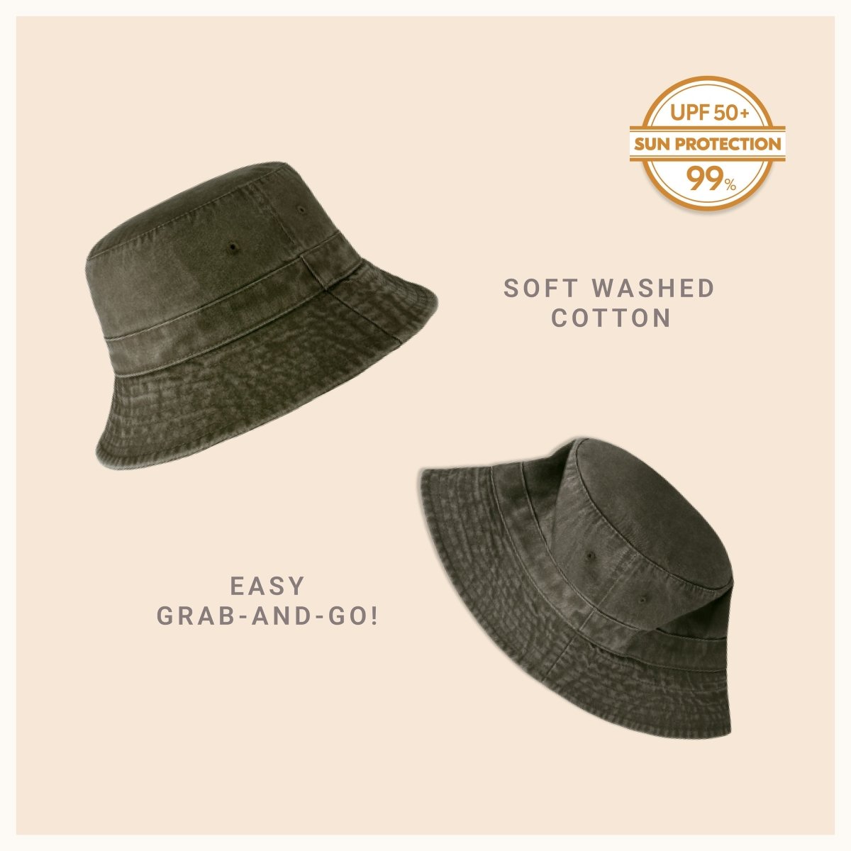 Classic Washed Cotton Bucket Hat - Wow Store