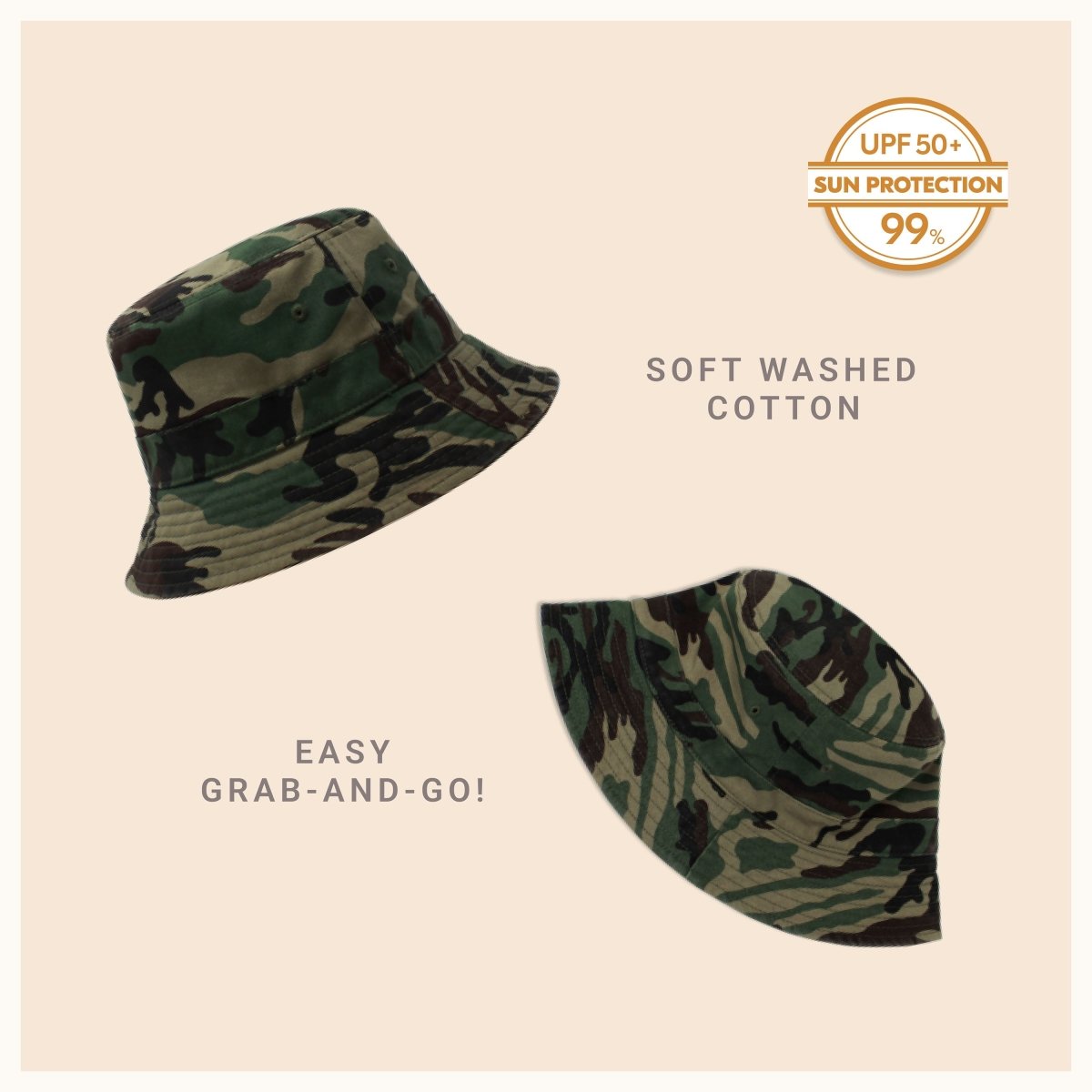 Classic Washed Cotton Bucket Hat - Wow Store