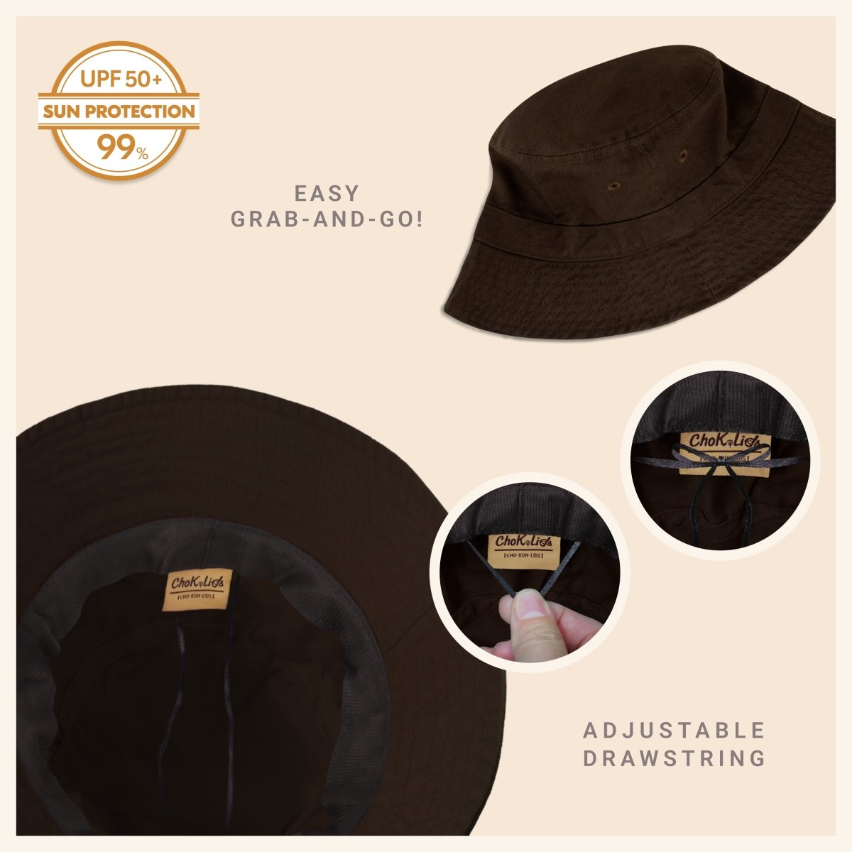 Classic Washed Cotton Bucket Hat - Wow Store
