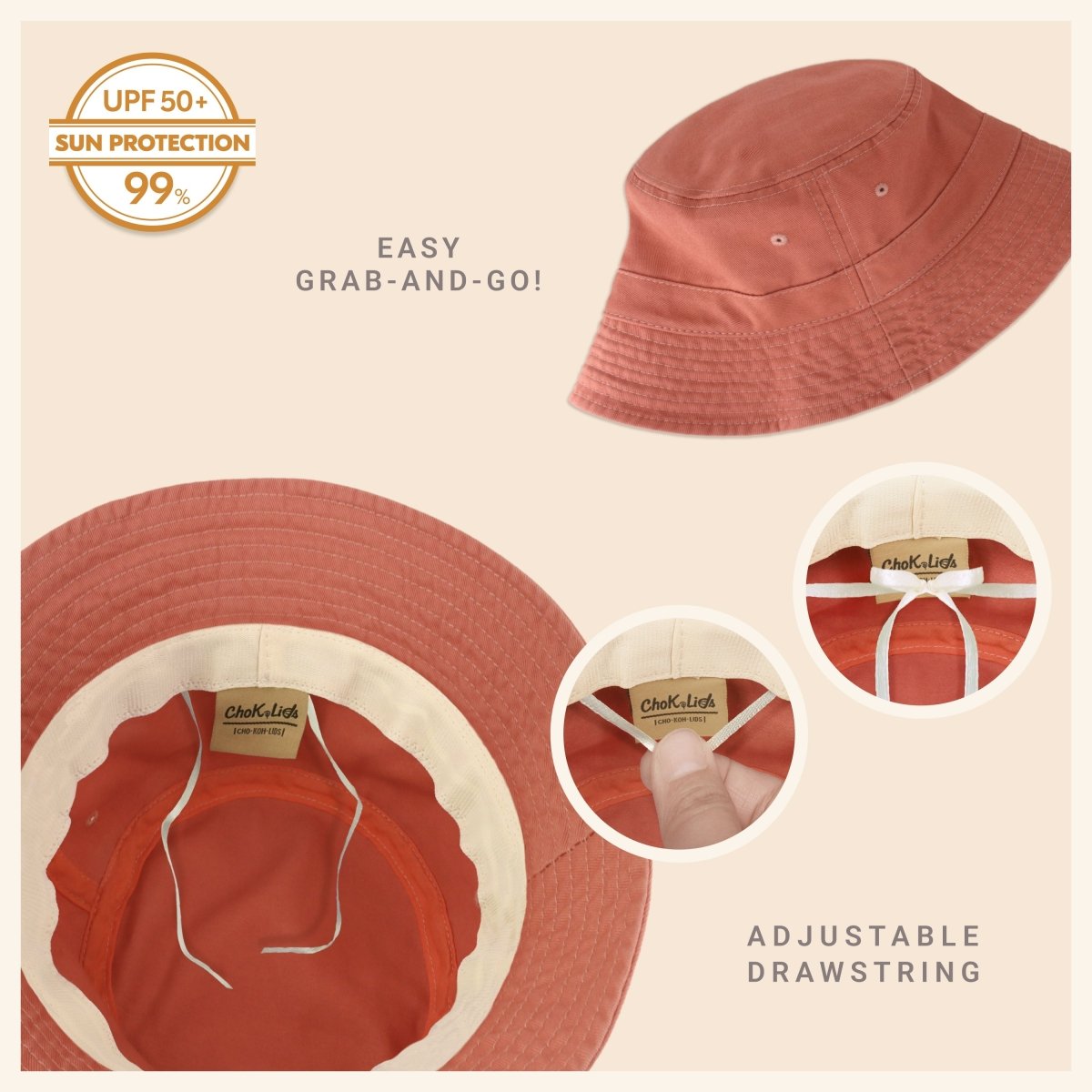 Classic Washed Cotton Bucket Hat - Wow Store
