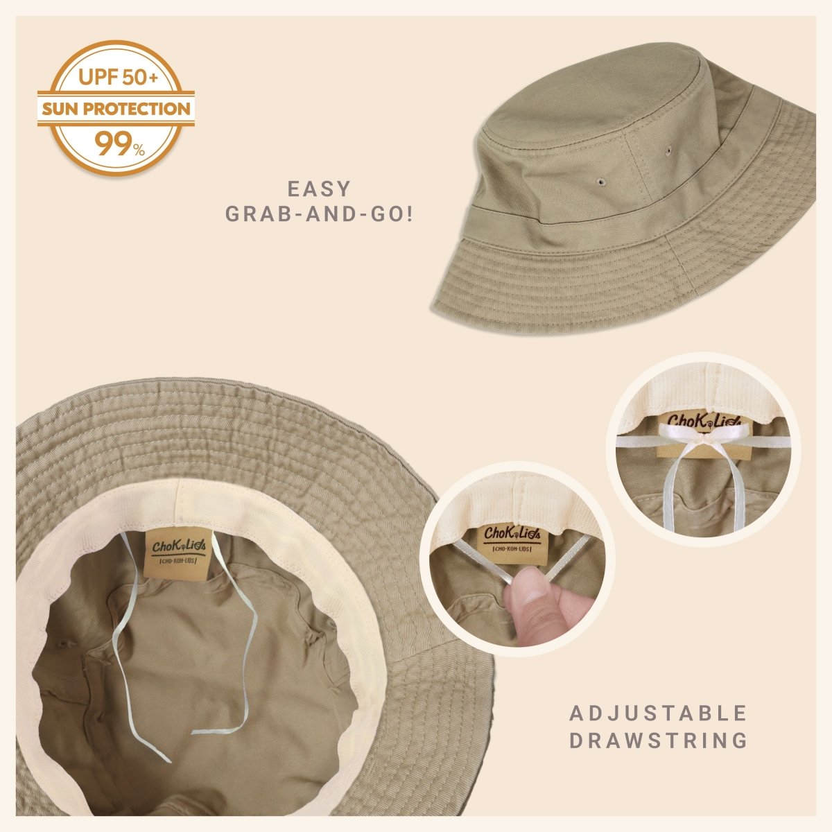 Classic Washed Cotton Bucket Hat - Wow Store