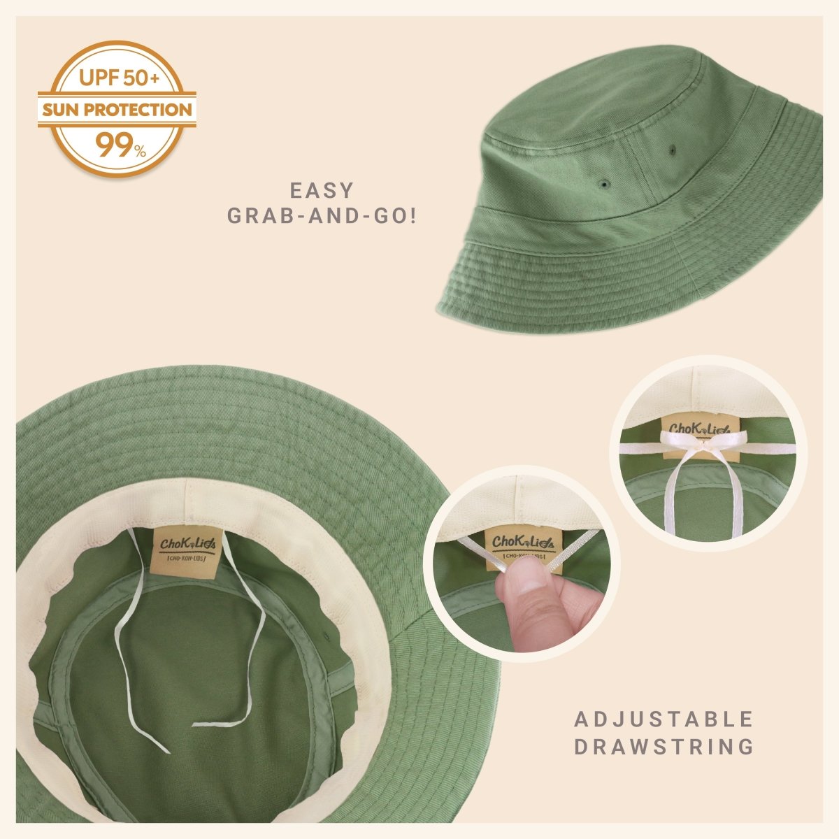 Classic Washed Cotton Bucket Hat - Wow Store