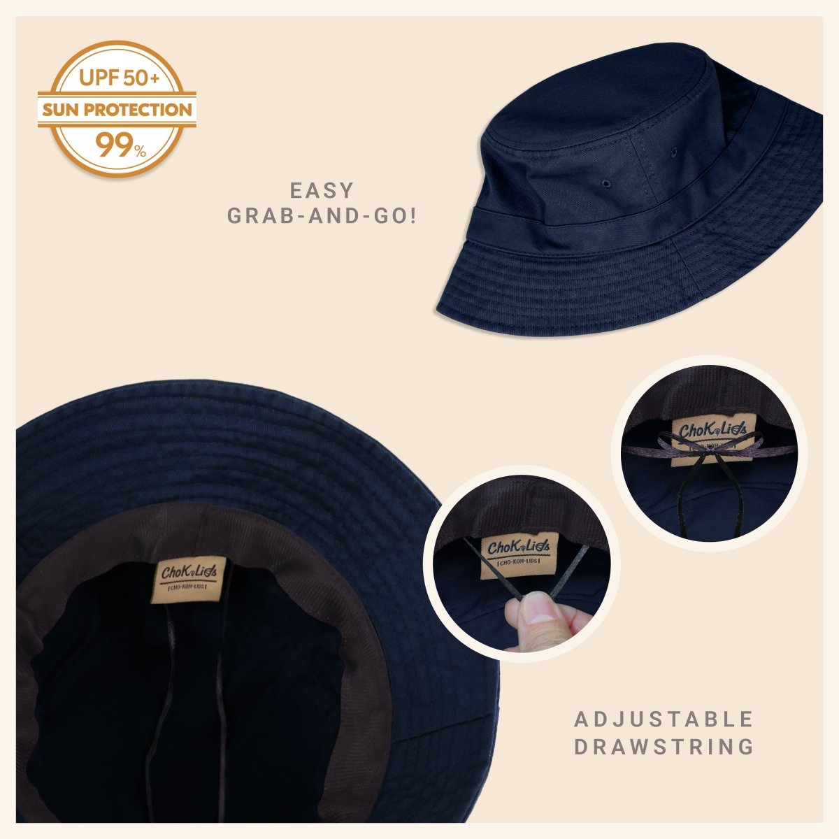 Classic Washed Cotton Bucket Hat - Wow Store