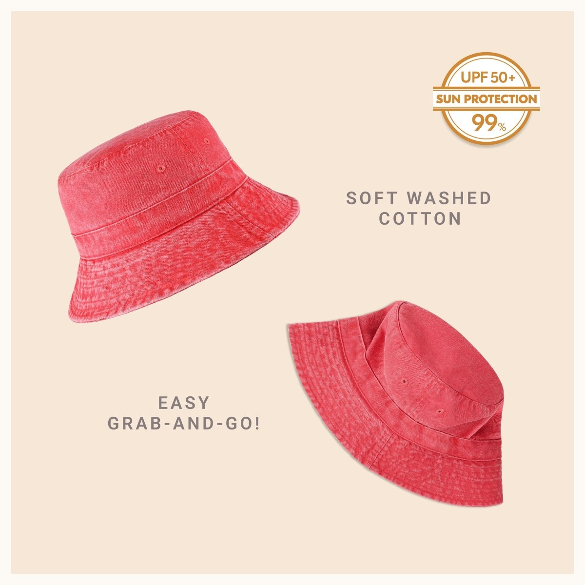 Classic Washed Cotton Bucket Hat - Wow Store