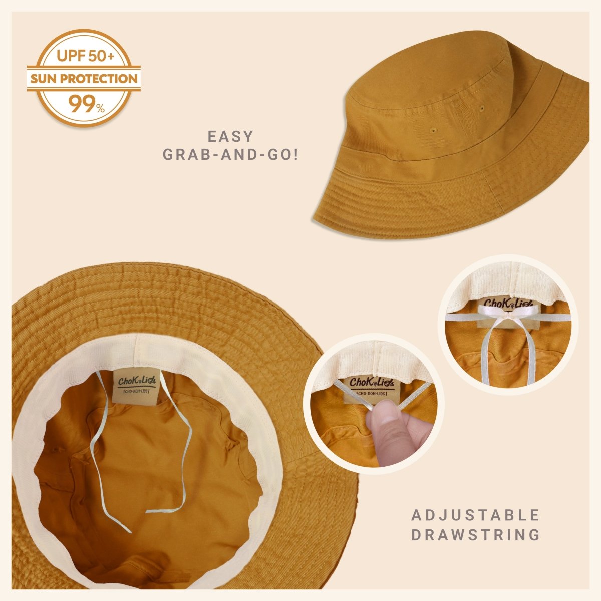 Classic Washed Cotton Bucket Hat - Wow Store