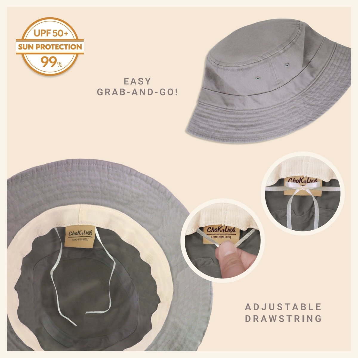 Classic Washed Cotton Bucket Hat - Wow Store
