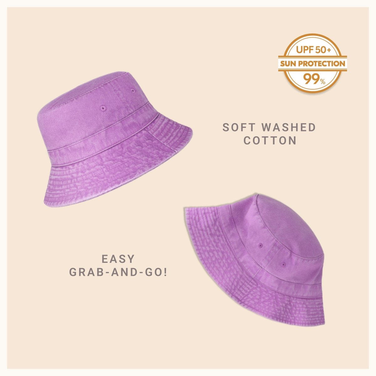 Classic Washed Cotton Bucket Hat - Wow Store