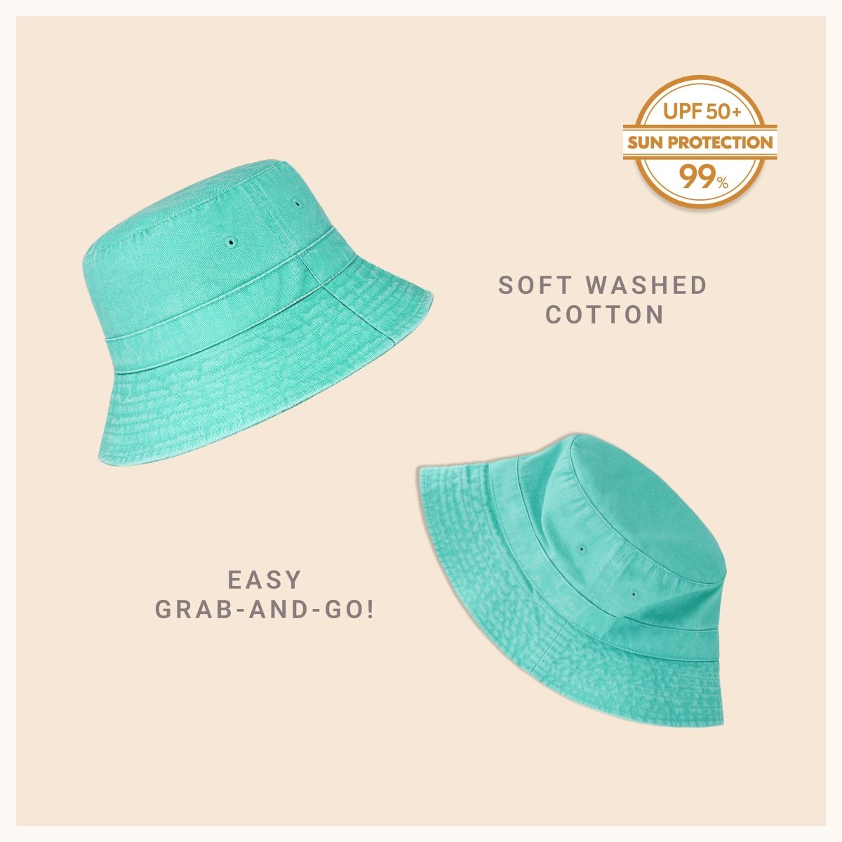 Classic Washed Cotton Bucket Hat - Wow Store