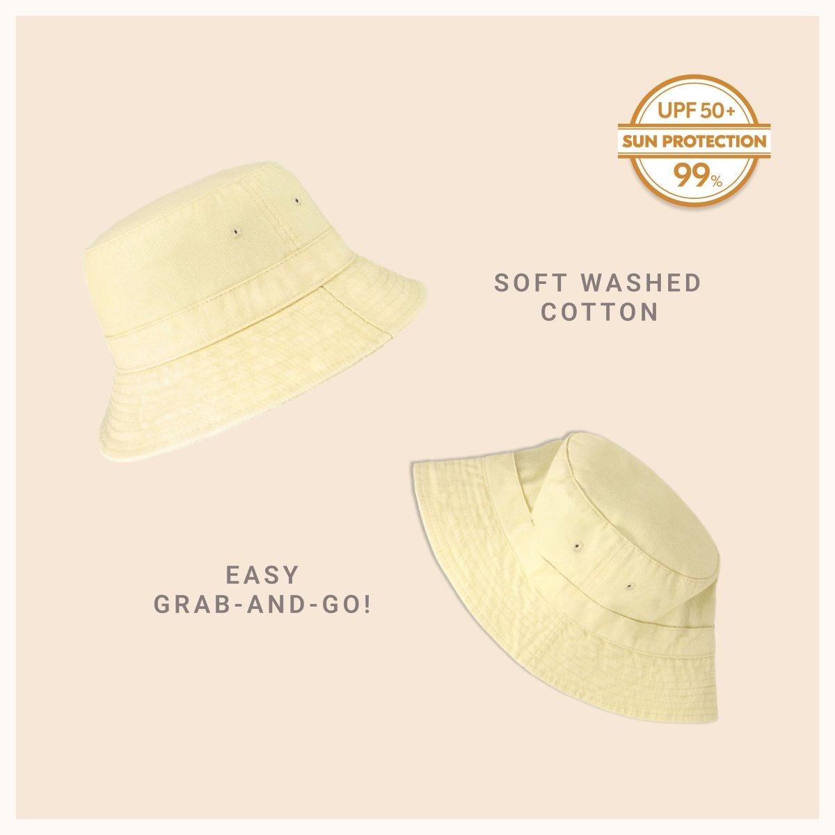 Classic Washed Cotton Bucket Hat - Wow Store