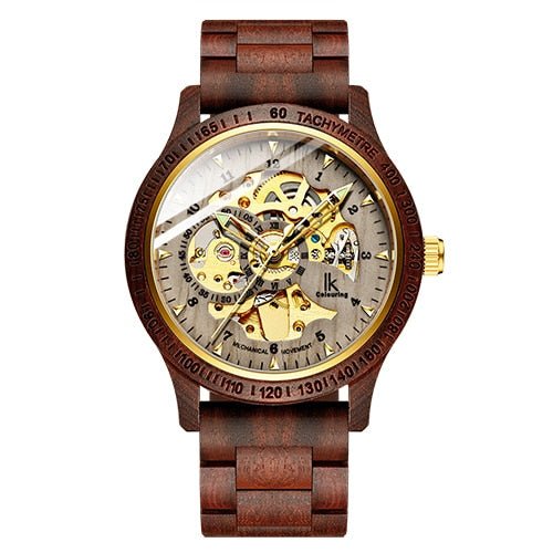 Classic Wooden Men's Mechanical Watch - Wow Store