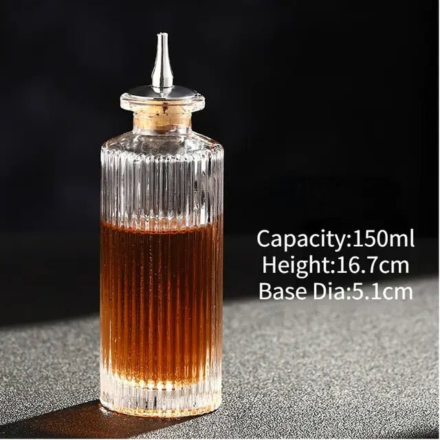 Cocktail Bitters Bottle Vintage Glass - Wow Store