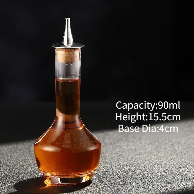 Cocktail Bitters Bottle Vintage Glass - Wow Store