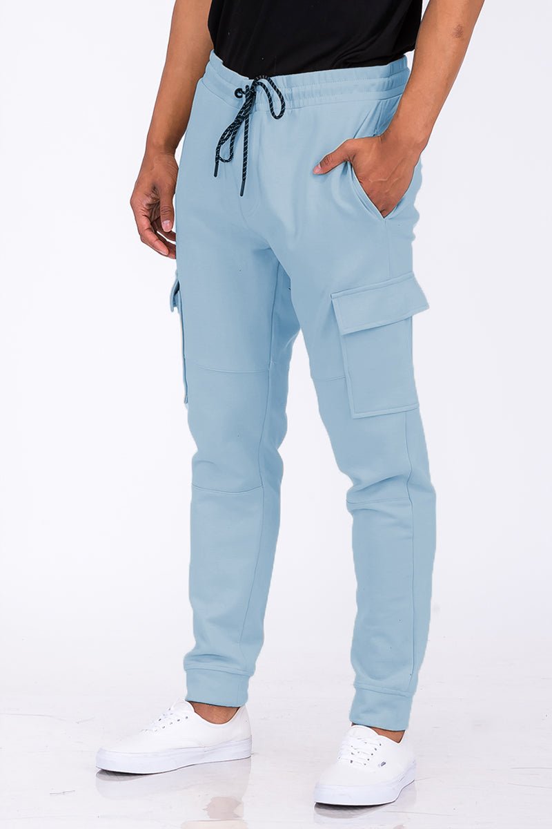 Cotton Blend Cargo Joggers - Wow Store