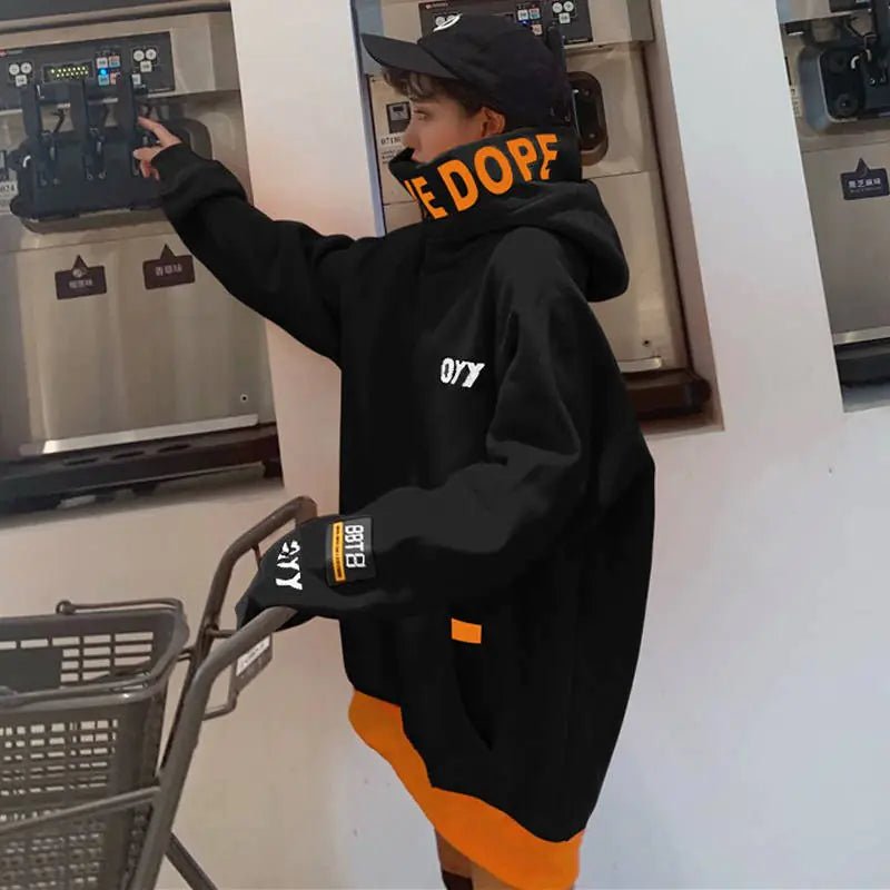 Couples' Orange High Neck Sweatshirt for Spring/Fall/Winter - Wow Store - Wow Store