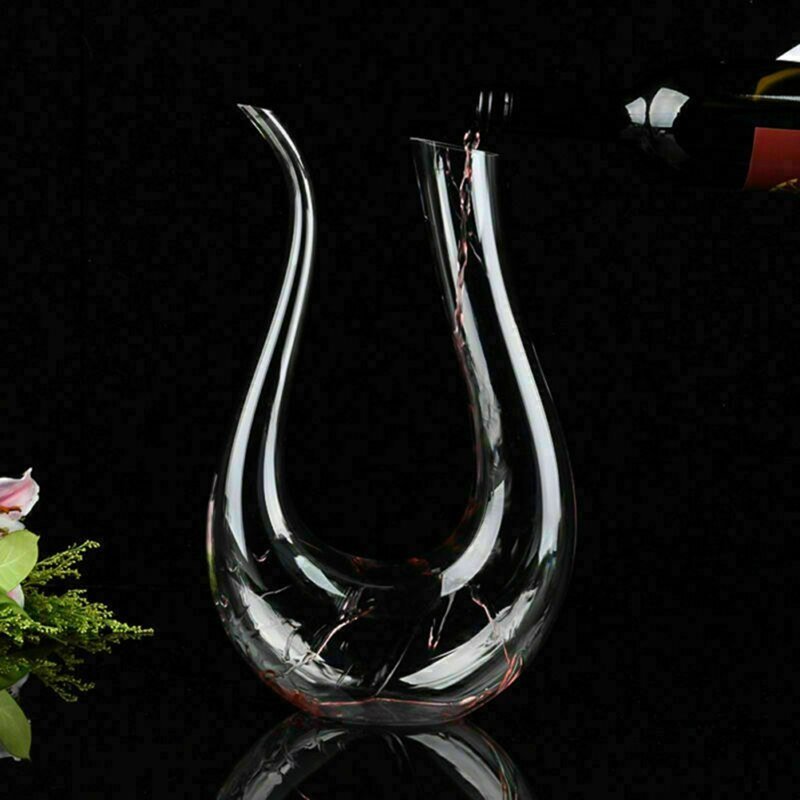 Crystal U - shaped 1500ml Wine Decanter - Wow Store