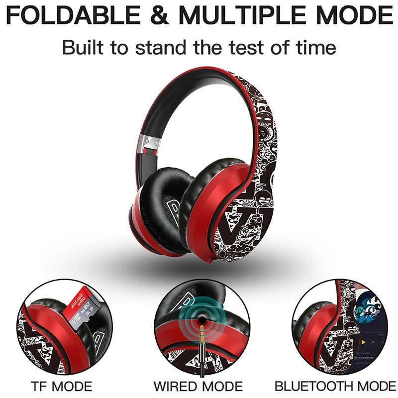 Graffiti Bluetooth Headphones | Wow Store