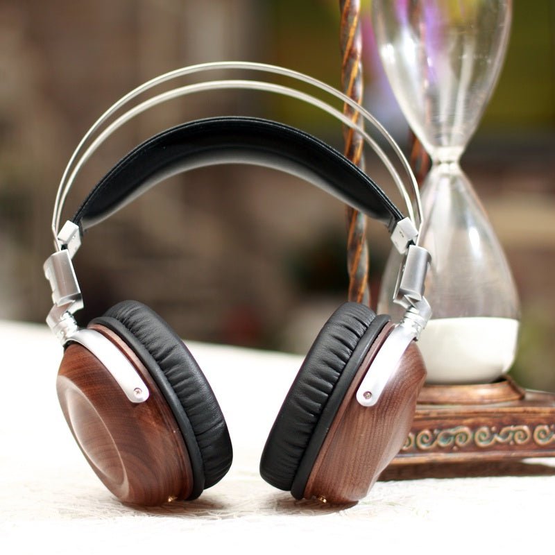 DIY 50mm Wood HIFI Headphones - Wow Store