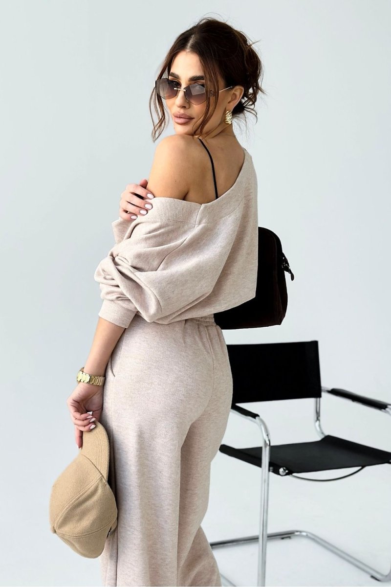 Elegant V - Neck Wide - Leg Lounge Set 209317 - LaBalancia | Wow Store - Wow Store