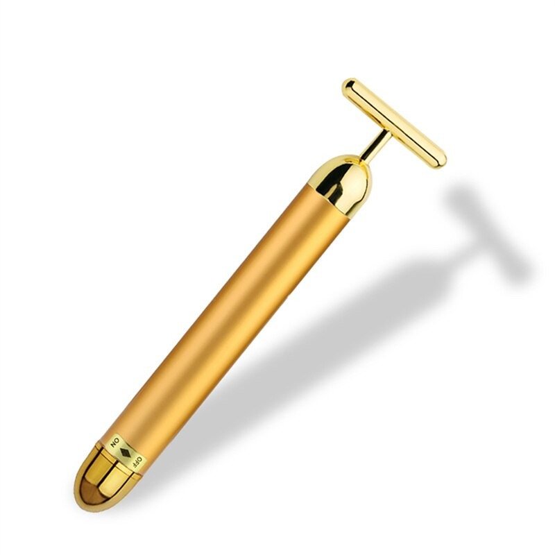 Energy 24K Gold T Beauty Bar Facial Roller Massager - Wow Store