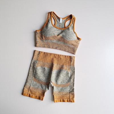 EP Sport Seamless Workout Set Side View - High-Waist Leggings and Long Sleeve Top Coordination - Wow Store